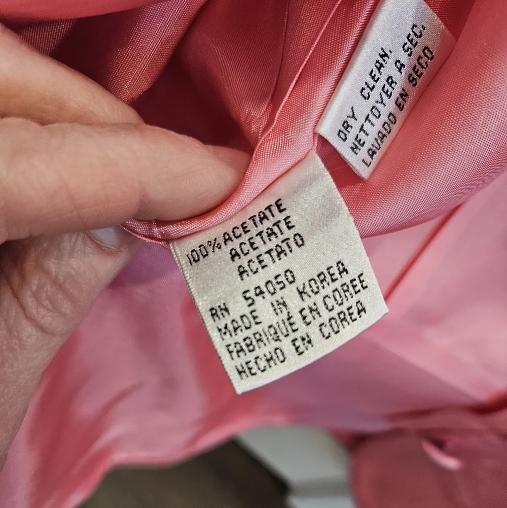 Christian Dior Pink Blazer With COA - SIZE 10